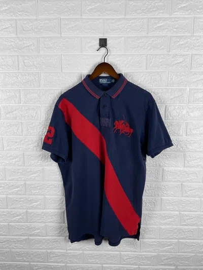 Pre-owned Polo Ralph Lauren X Ralph Lauren Vintage Polo By Ralph Laurent Polo T Shirt In Blue