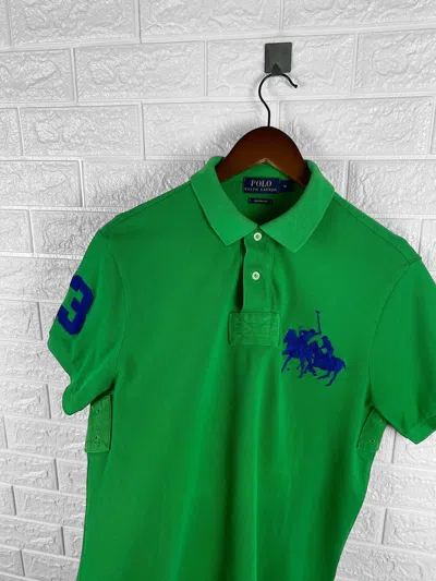 Pre-owned Polo Ralph Lauren X Ralph Lauren Vintage Ralph Laurent Polo T Shirt In Green