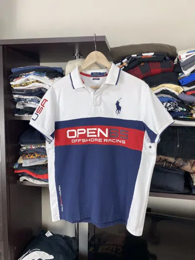Pre-owned Polo Ralph Lauren Vintage Y2k Chief Keef Ralph Laurent United States Usa Polo In White