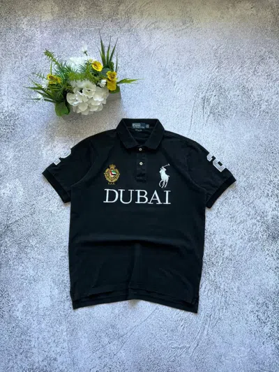 Pre-owned Polo Ralph Lauren X Rrl Ralph Lauren Vintage Polo Ralph Laurent Dubai Shirt U.a.f In Faded Black