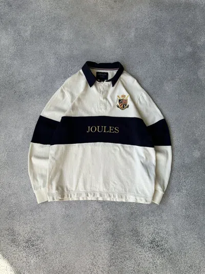 Pre-owned Polo Ralph Lauren X Rrl Ralph Lauren Vintage Polo Ralph Laurent Style Joules Rugby Club Sweatshirt In Beige