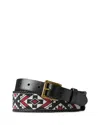 Polo Ralph Lauren X Topa Unisex 4 Winds Beaded Belt In Black