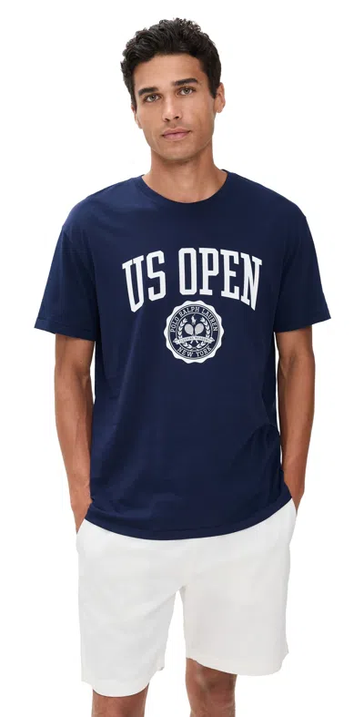 Polo Ralph Lauren X Us Open Tee Refined Navy In Blue