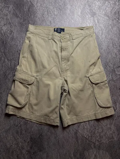 Pre-owned Polo Ralph Lauren X Vintage Polo By Ralph Laurent Washed Cargo Shorts In Green