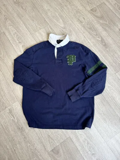 Pre-owned Polo Ralph Lauren X Vintage Polo Ralph Laurent Long Sleeve Shirt In Navy