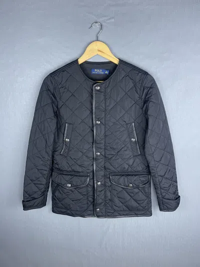 Pre-owned Polo Ralph Lauren X Vintage Polo Ralph Laurent Multipocket Quilted Jacket In Black