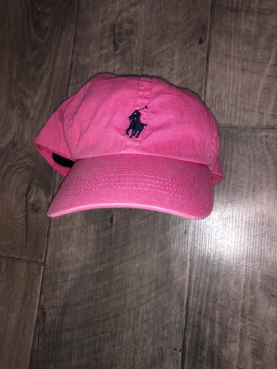 Pre-owned Polo Ralph Lauren X Vintage Polo Ralph Laurent Pink Hat