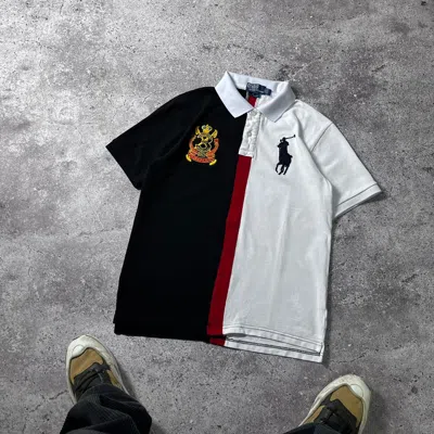 Pre-owned Polo Ralph Lauren X Vintage Polo Ralph Laurent Polo Shirt Size M In Multicolor