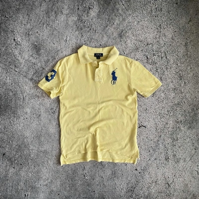 Pre-owned Polo Ralph Lauren X Vintage Polo Ralph Laurent Polos T Shirt Vintage Y2k Style Hype In Yellow