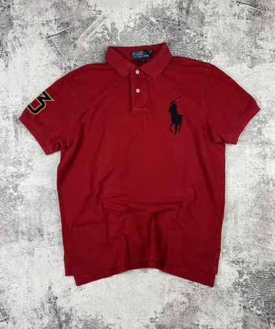 Pre-owned Polo Ralph Lauren X Vintage Polo Ralph Laurent Prl 3 Polo T-shirt In Red