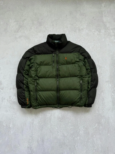 Pre-owned Polo Ralph Lauren X Vintage Polo Ralph Laurent Puffer Down Jacket Rl/250 In Green
