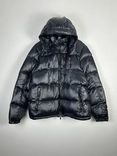 Pre-owned Polo Ralph Lauren X Vintage Polo Ralph Laurent Puffer Jacket In Black