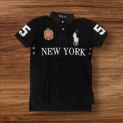 Pre-owned Polo Ralph Lauren X Vintage Polo Ralph Laurent Shirt In Black