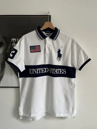 Pre-owned Polo Ralph Lauren X Vintage Polo Ralph Laurent Shirt Chief Keef In White