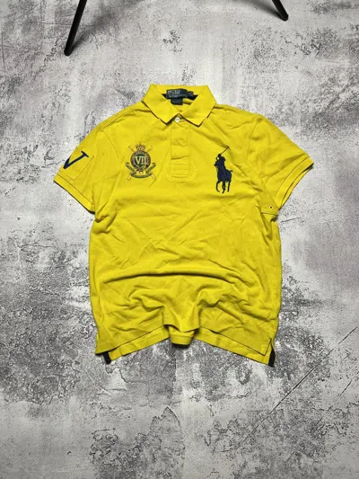 Pre-owned Polo Ralph Lauren X Vintage Polo Ralph Laurent T-shirt 90's Y2k In Yellow