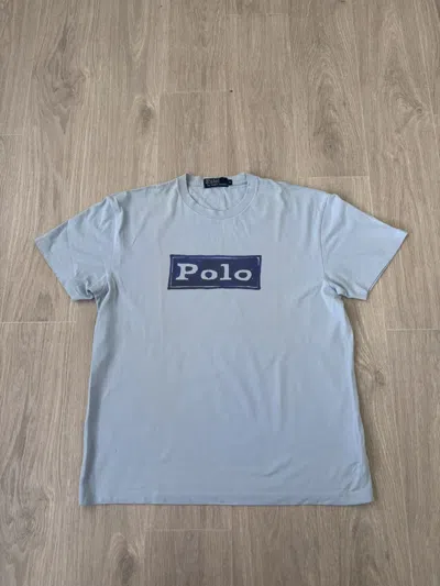 Pre-owned Polo Ralph Lauren X Vintage Polo Ralph Laurent T Shirt 90's In Blue
