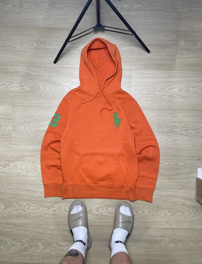 Pre-owned Polo Ralph Lauren X Vintage Polo Ralph Laurent Vintage 90's Hooded Big Center Logo 3 Y2k In Green