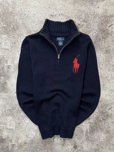 Pre-owned Polo Ralph Lauren X Vintage Polo Ralph Laurent Vintage Sweater In Blue