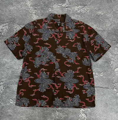 Pre-owned Polo Ralph Lauren X Vintage Ralph Laurent Floral Hawaii Japan Shirt Archive In Brown