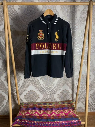Pre-owned Polo Ralph Lauren Very T Polo Sleeve Big Logo Y2k 90's In ...