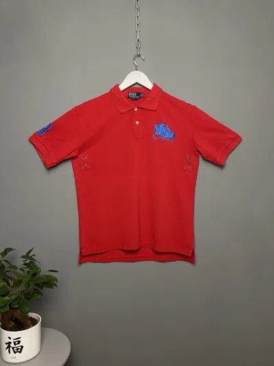 Pre-owned Polo Ralph Lauren X Vintage Y2k Polo Ralph Laurent In Red