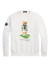 Polo Ralph Lauren X Wimbledon Cotton Polo Bear Sweatshirt In Multi