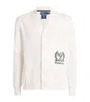 Polo Ralph Lauren X Wimbledon Cotton Crest Cardigan In Neutral