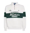 Polo Ralph Lauren X Wimbledon Cotton Quarter-zip Sweatshirt In White