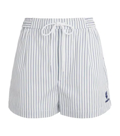 Polo Ralph Lauren X Wimbledon Cotton Stripe Shorts In Blue