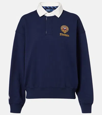 Polo Ralph Lauren X Wimbledon Cotton Sweatshirt In Blue