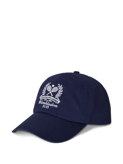 Polo Ralph Lauren X Wimbledon Embroidered Cap In Blue