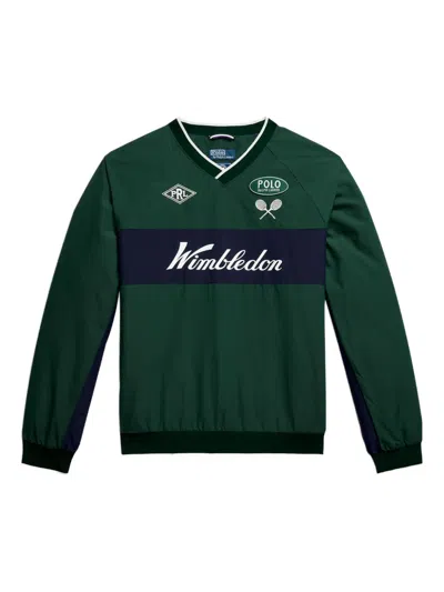 Polo Ralph Lauren X Wimbledon Logo-appliqué Sweatshirt