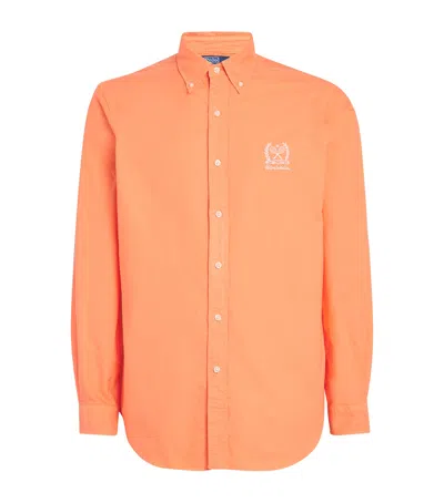Polo Ralph Lauren X Wimbledon Logo Shirt In Orange