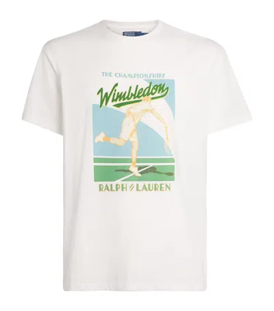 Polo Ralph Lauren X Wimbledon Printed Heritage T-shirt In White