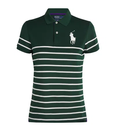 Polo Ralph Lauren X Wimbledon Stripe Polo Shirt In Green
