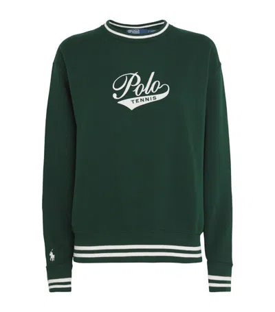 Polo Ralph Lauren X Wimbledon Sweatshirt In Green