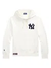 Polo Ralph Lauren X Yankees Fleece Hoodie In White