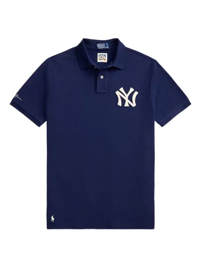 Polo Ralph Lauren X Yankees Short-sleeve T-shirt In Blue