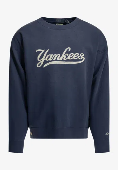 Polo Ralph Lauren Yankees Crewneck Sweatshirt In Blue