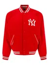 Polo Ralph Lauren Yankees Bomber Jacket In Red