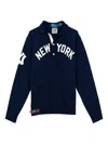Polo Ralph Lauren Yankees Long-sleeve Polo Shirt In Blue