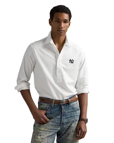 Polo Ralph Lauren Yankees Oxford Shirt In White