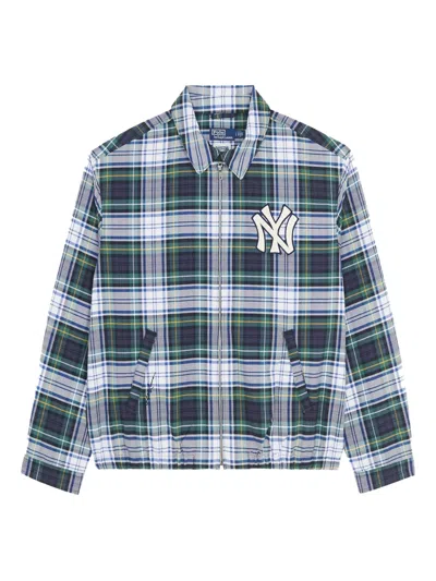 Polo Ralph Lauren Yankees Plaid Jacket In Multi