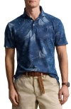 Polo Ralph Lauren Yarn Dyed Mesh Polo In Oceans Voyage/chambray