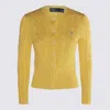 Polo Ralph Lauren Yellow Cotton Knitwear In Yellow
