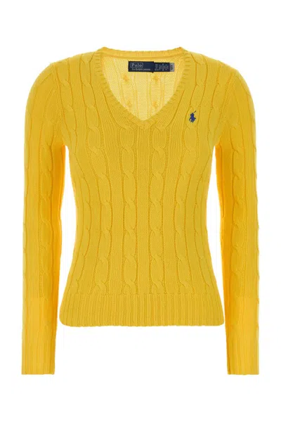 Polo Ralph Lauren Yellow Cotton Sweater