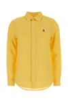 Polo Ralph Lauren Yellow Linen Shirt In Yellow
