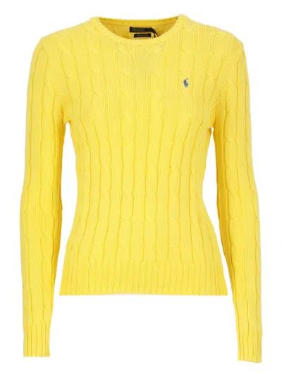 Polo Ralph Lauren Yellow Sweater With Pony