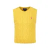 Polo Ralph Lauren Yellow Vest For Girl With Horse In Yellow