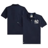 Polo Ralph Lauren Youth  Navy Yankees Polo Shirt In Blue